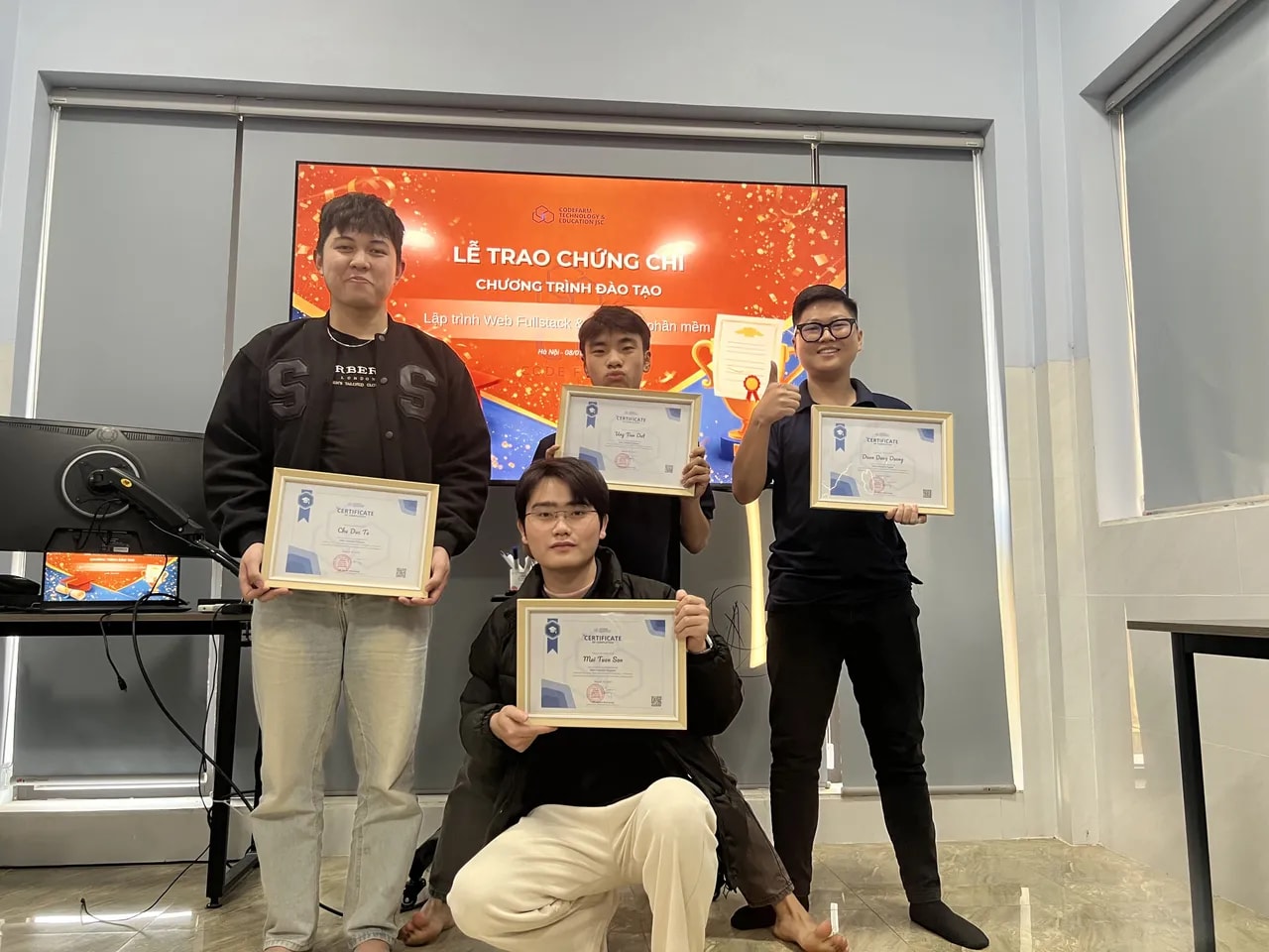 Chứng chỉ CodeFarm